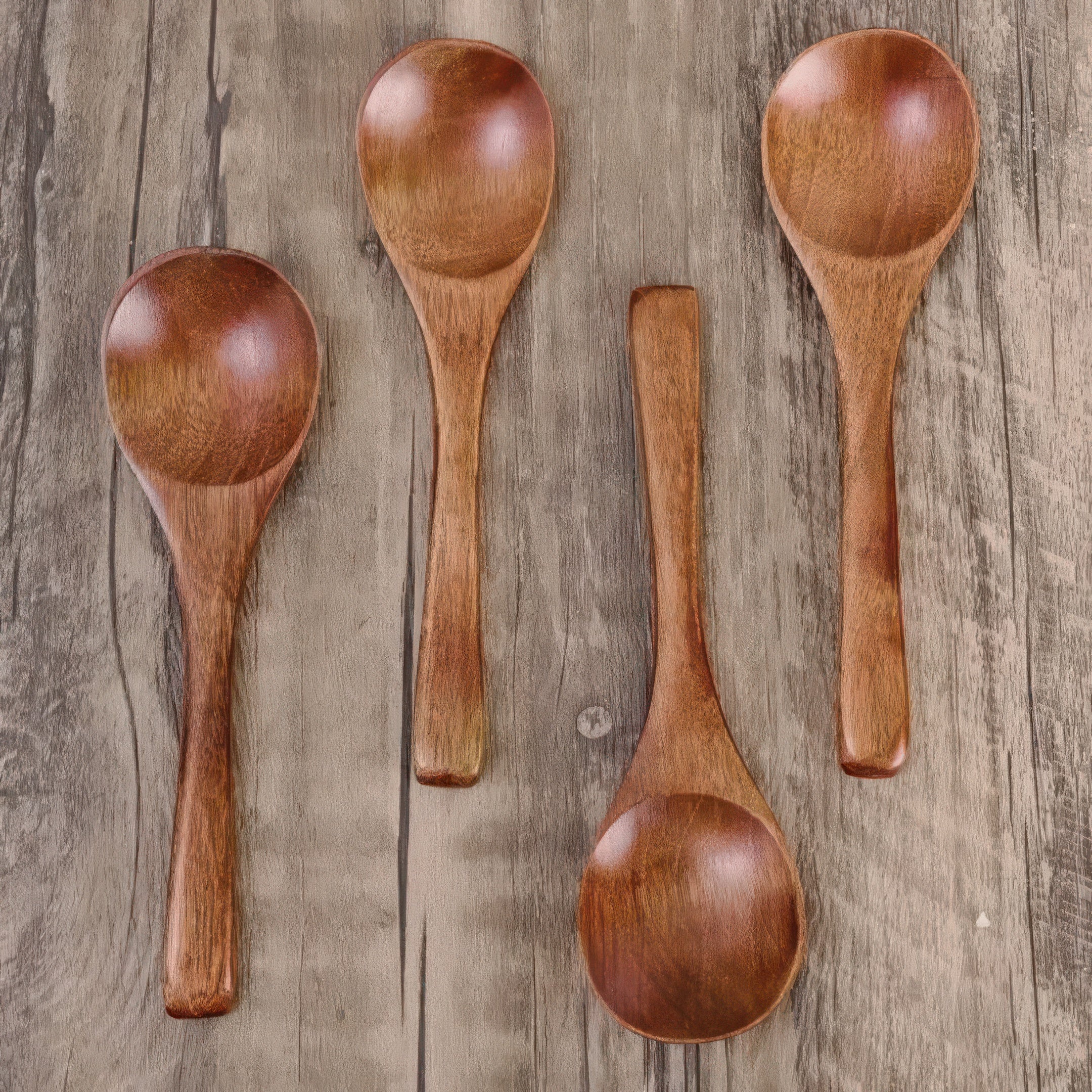 Holzlöffel-Set für Gewürze