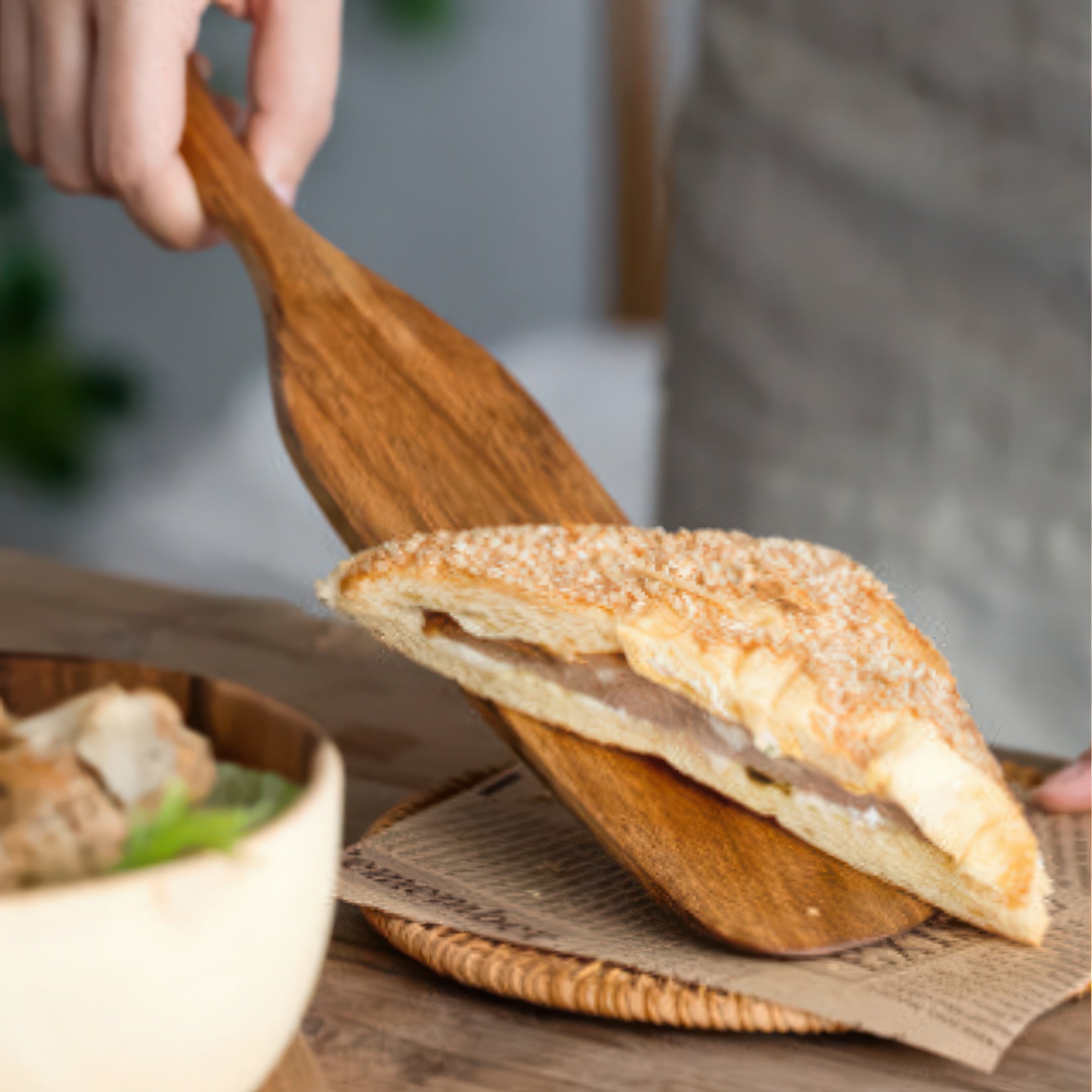 5-teiliges Spurtle-Set aus Akazienholz