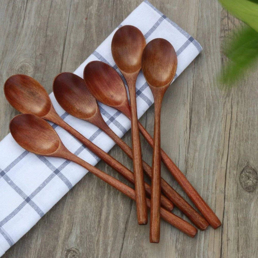 Japanisches Holzlöffel-Set (6-teilig)
